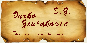Darko Zivlaković vizit kartica